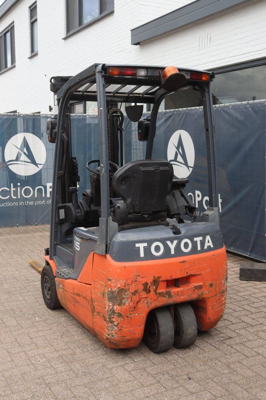 Toyota 8FBET15 Electric Forklift 1500kg 3.3m 2013
