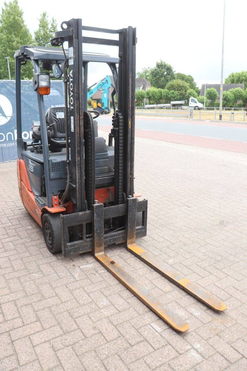 Toyota 8FBET15 Electric Forklift 1500kg 3.3m 2013