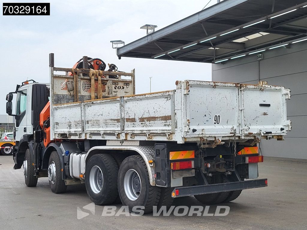 Iveco Trakker 410 8X4 Atlas 240.2E-A4 Crane Manual Gearbox Full Steel Euro 6