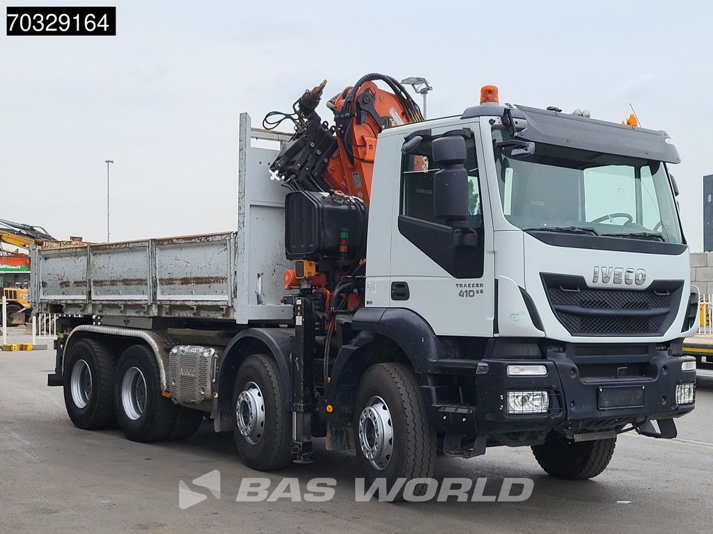 Iveco Trakker 410 8X4 Atlas 240.2E-A4 Crane Manual Gearbox Full Steel Euro 6
