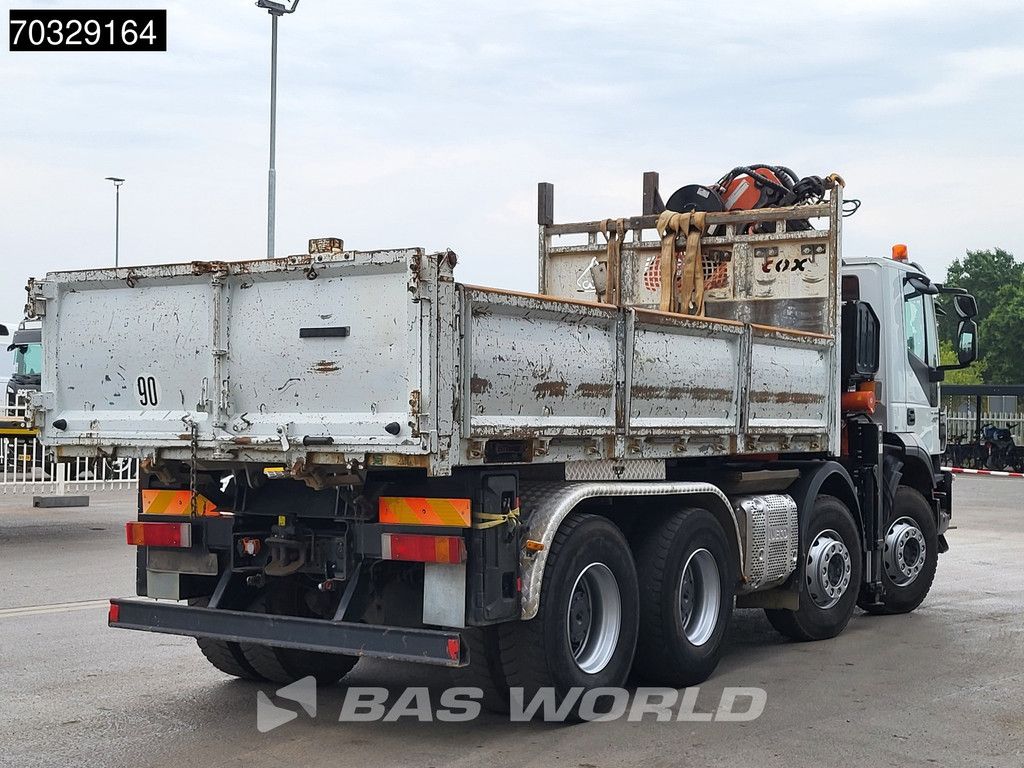 Iveco Trakker 410 8X4 Atlas 240.2E-A4 Crane Manual Gearbox Full Steel Euro 6