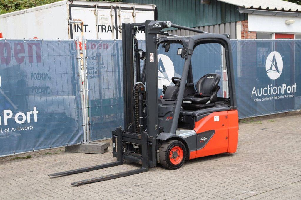 Linde E15-02 Elektrogabelstapler 1500 kg 4,6 m 2020