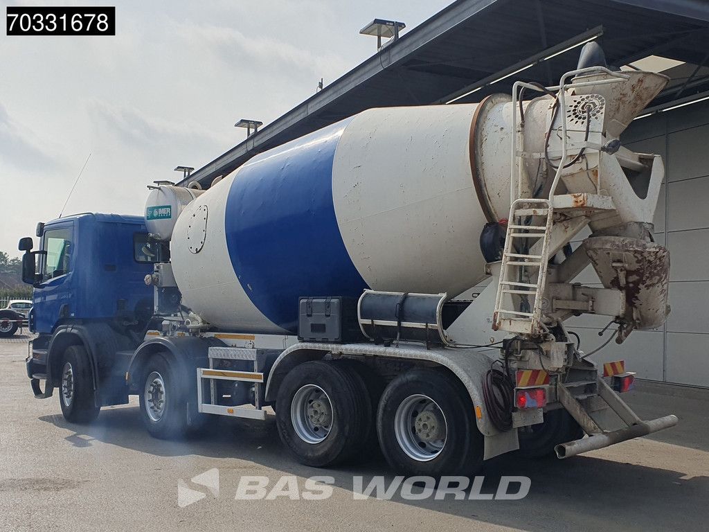 Scania P400 8X4 IMER 10m3 Mixer Full Steel Big-Axle Euro 5