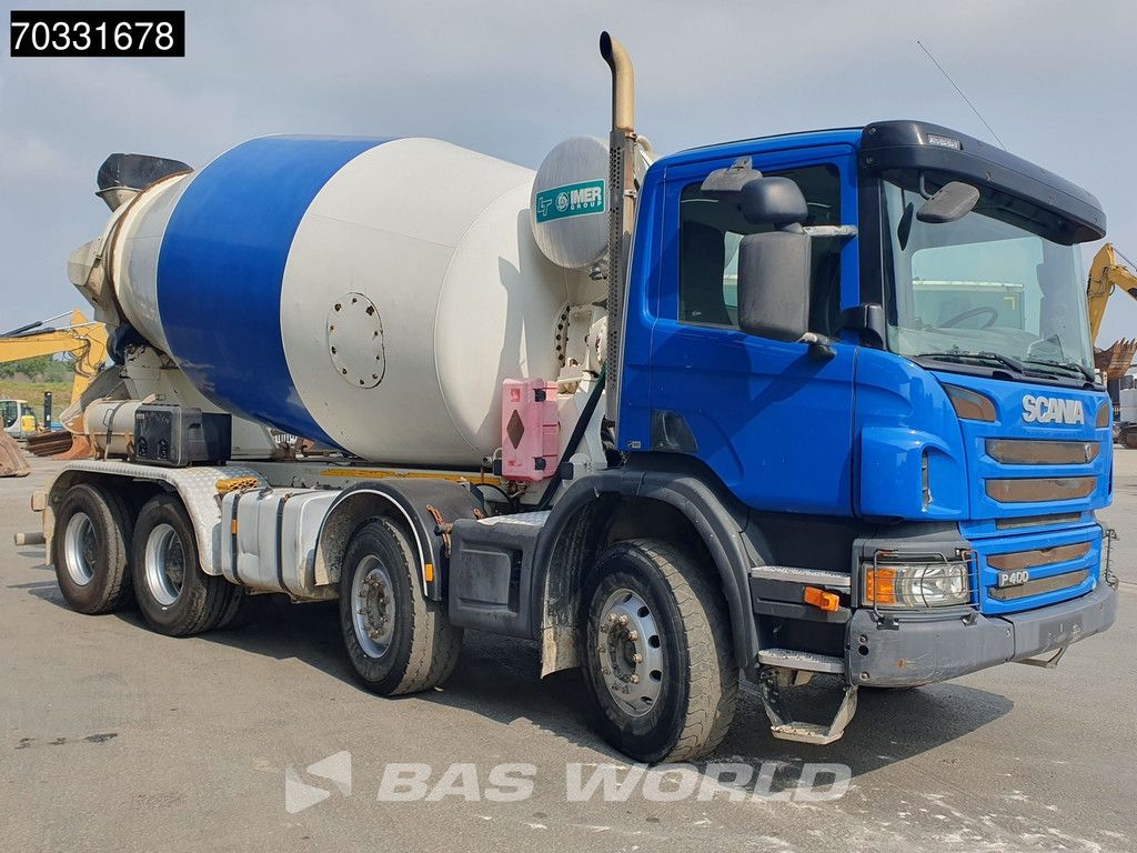 Scania P400 8X4 IMER 10m3 Mixer Full Steel Big-Axle Euro 5