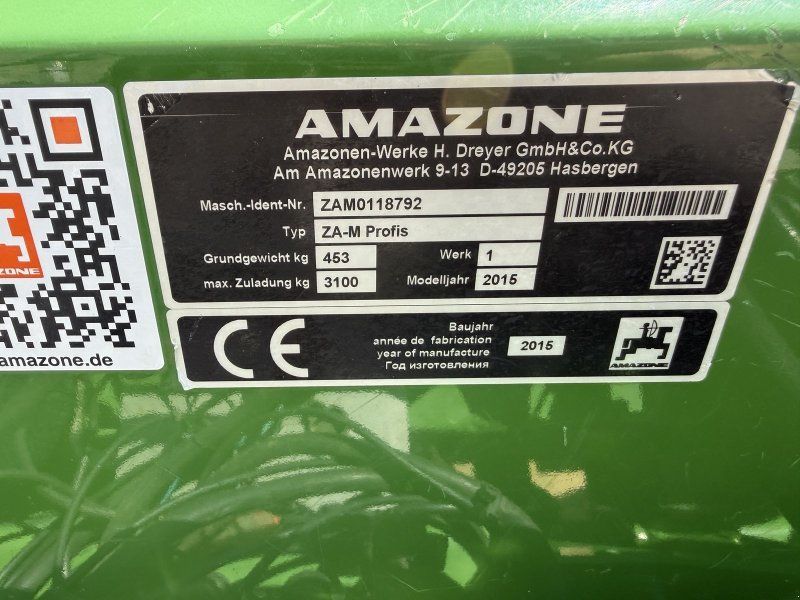 Amazone ZA-M 1501 Profis