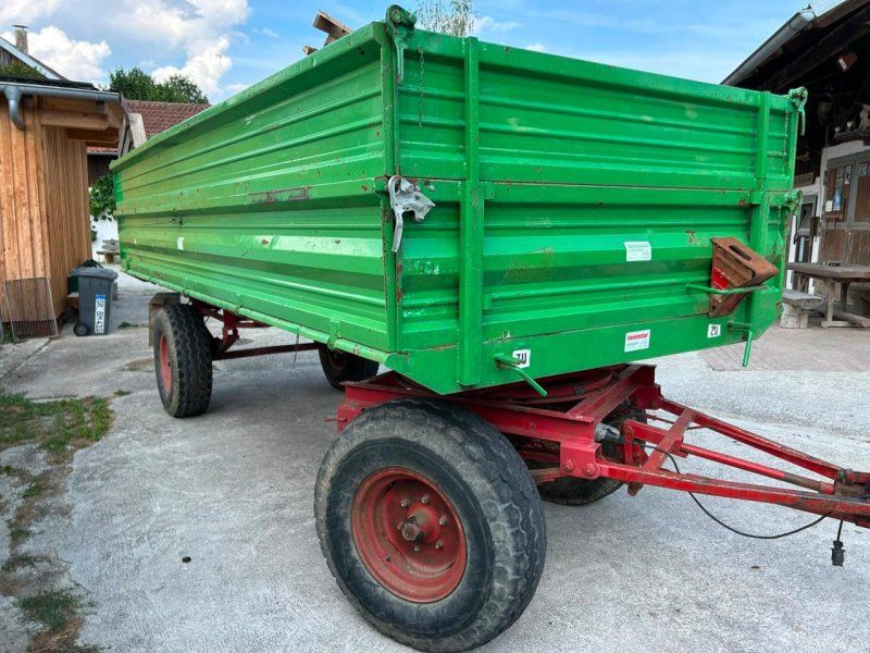 Hoffmann 2 Seitenkipper 8T Landw. Anhänger, Metallbordwände