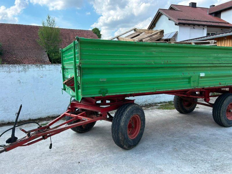 Hoffmann 2 Seitenkipper 8T Landw. Anhänger, Metallbordwände