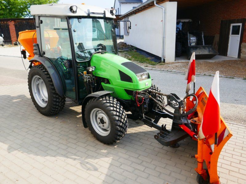 Deutz-Fahr Agrokid 230 incl. Heckmulcher und Winterdienstgeräten