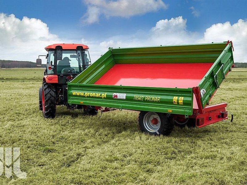 Pronar T 654/2 Einachser Dreiseitenkipper, 6 to, Auflaufbremse, 40 km/h