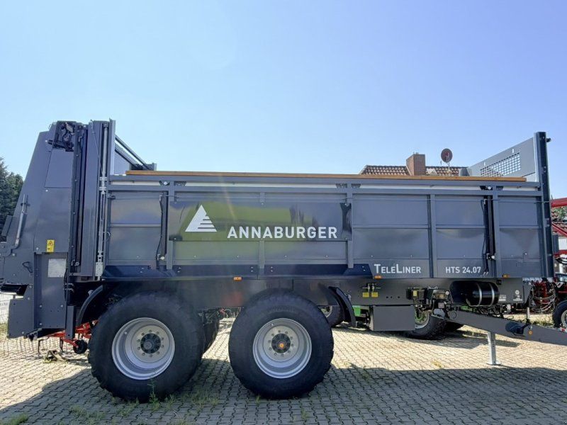 Annaburger TeleLiner HTS 24D.07 Profi 24-Tonnen-Universalstreuer und Häckse
