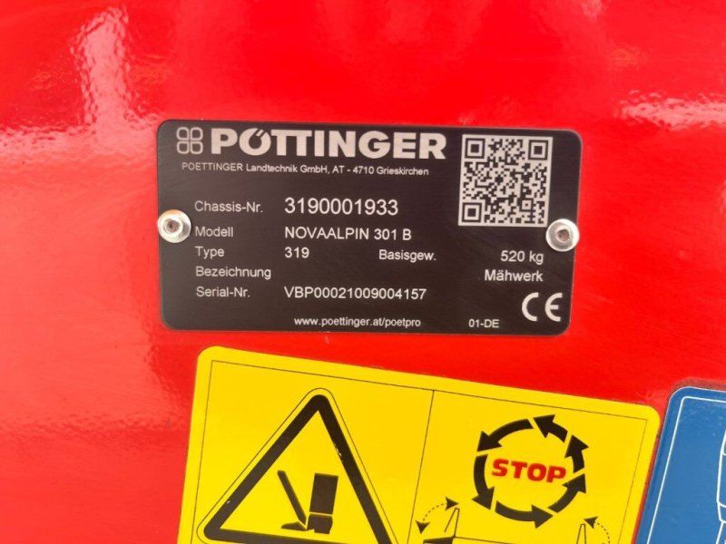 Pöttinger NOVAALPIN 301 B Scheibenmäher