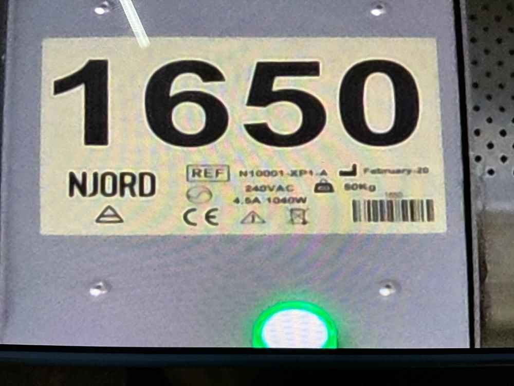 2020 Njord N10001-XP1-A Industrial Air Purifier