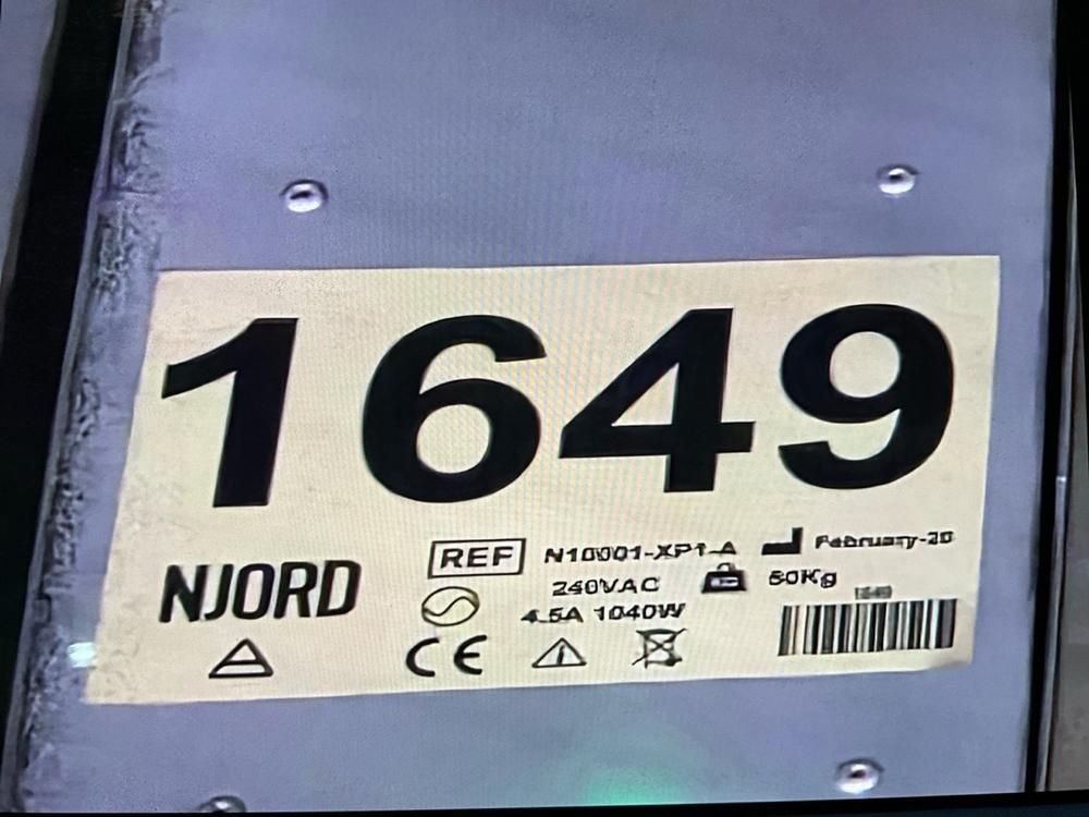 2020 Njord N10001-XP1-A Industrial Air Purifier