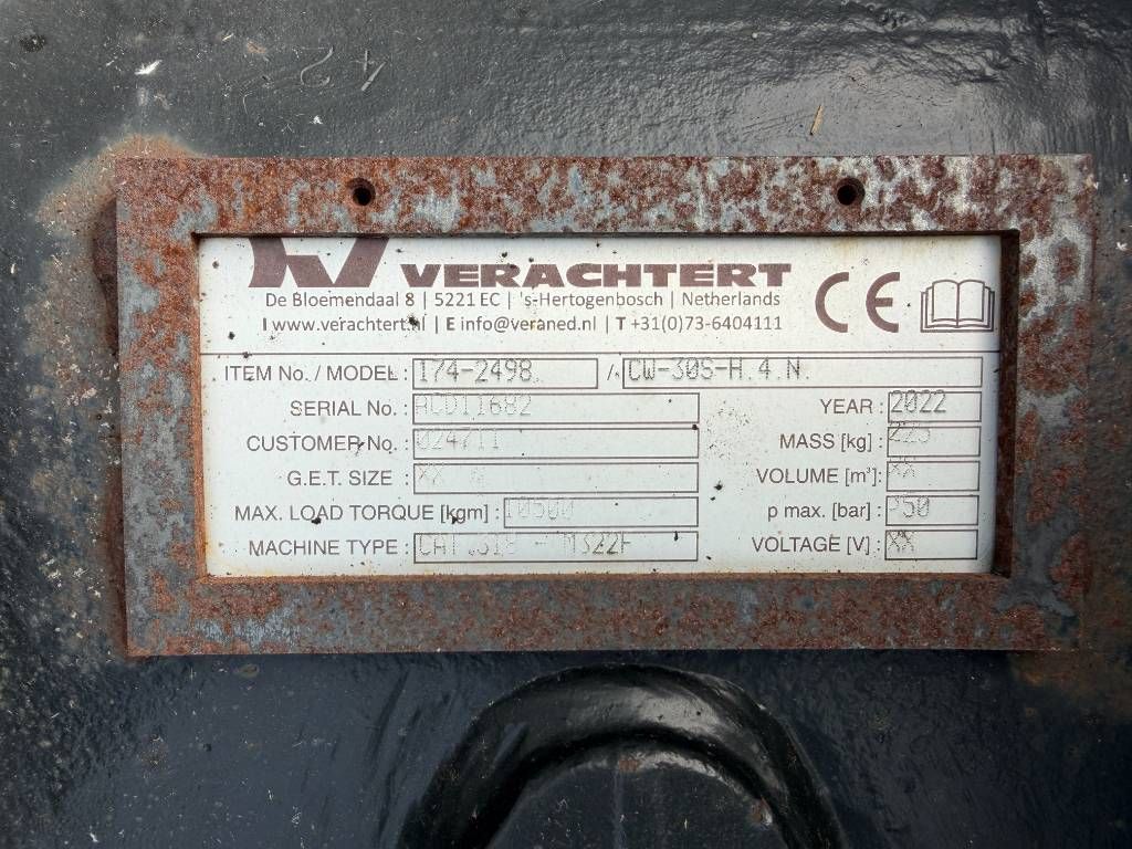 Verachtert CW30S / CW40S - M318D / 320D / 320E / 320F / 323D
