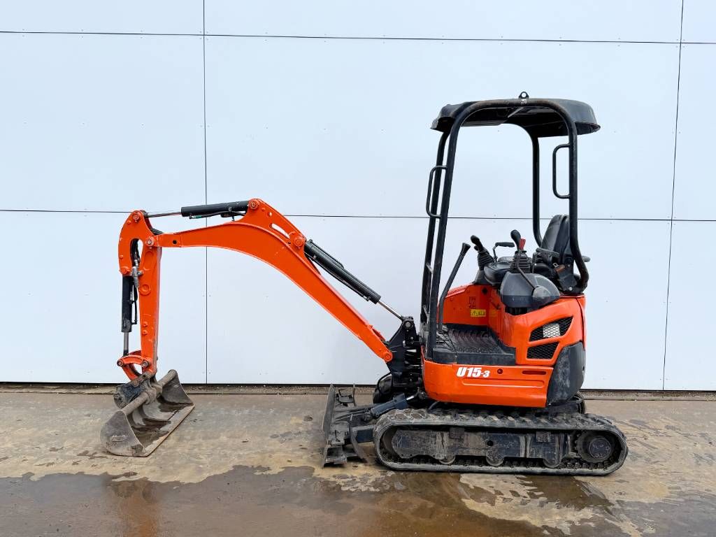 Kubota U17-3 - Hydr. Undercarriage / Hammer Lines