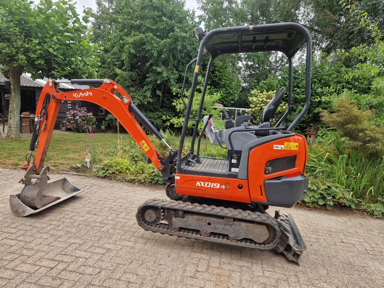 Minigraver kubota kx 019
