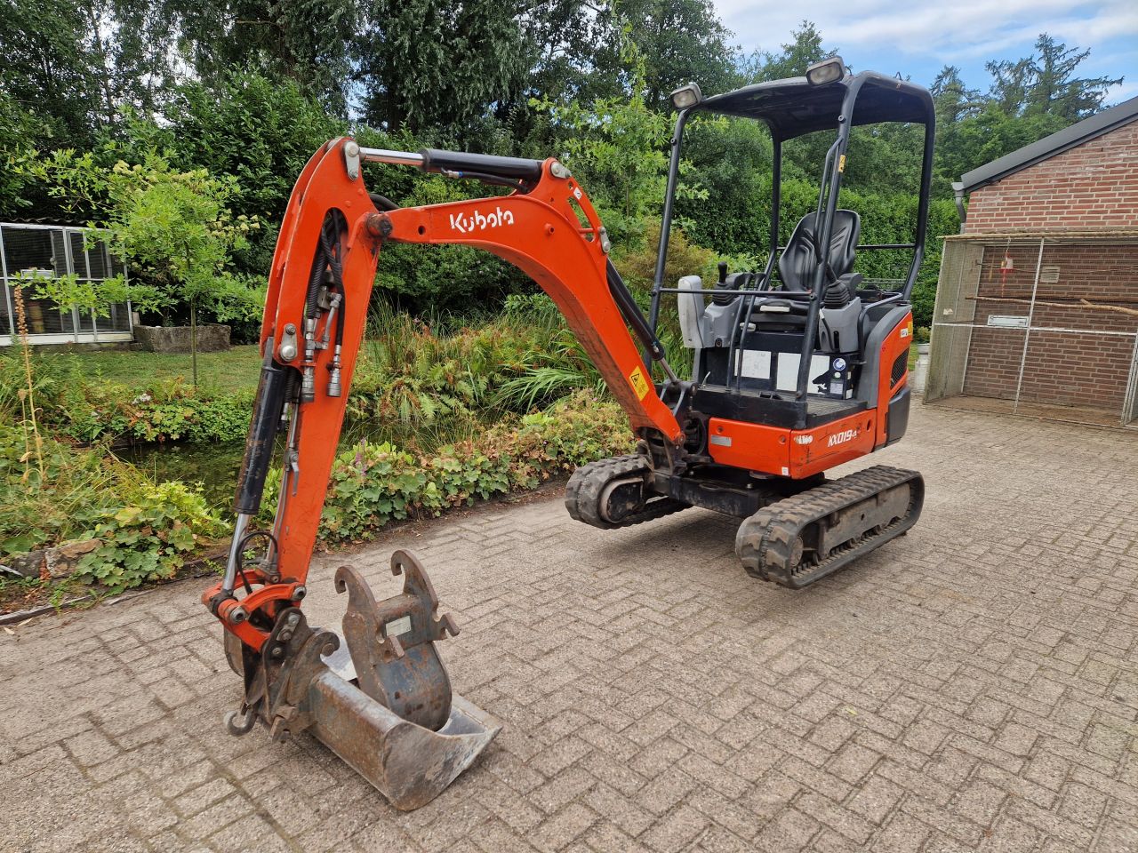 Minigraver kubota kx 019