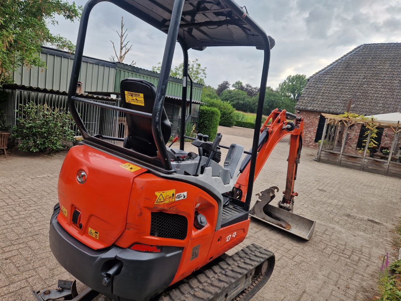 Minigraver kubota kx 019