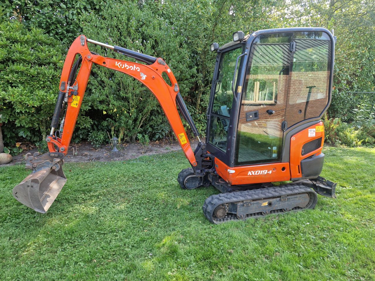 Minigraver kubota kx 019