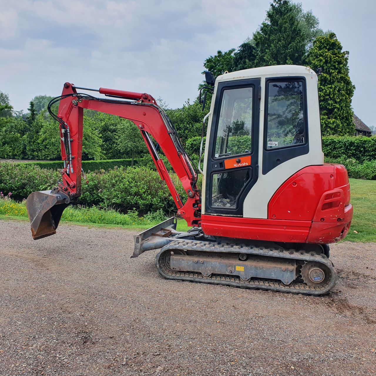 Minigraver kubota kx 019