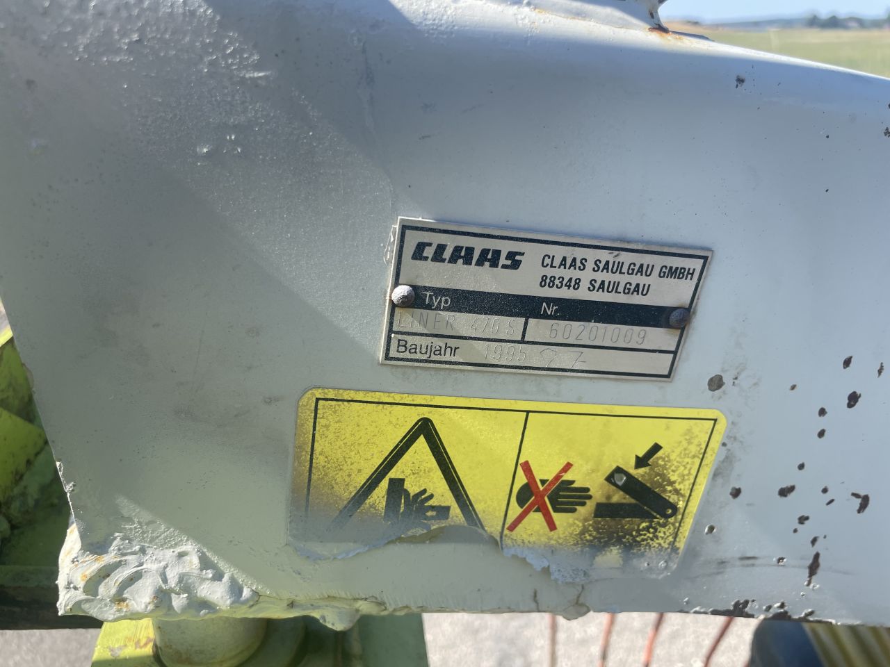 Claas liner 470s