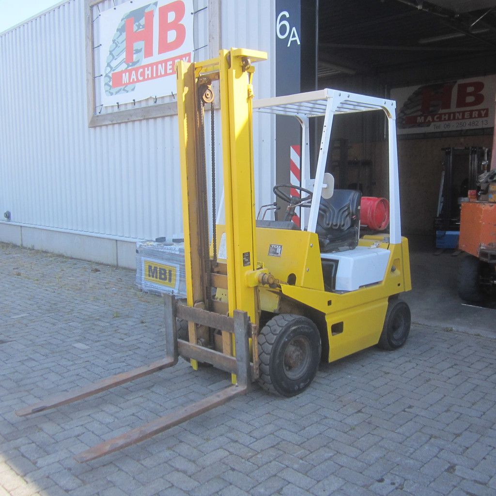 TCM FG 15, LPG-gas, duplo vrijzicht mast.