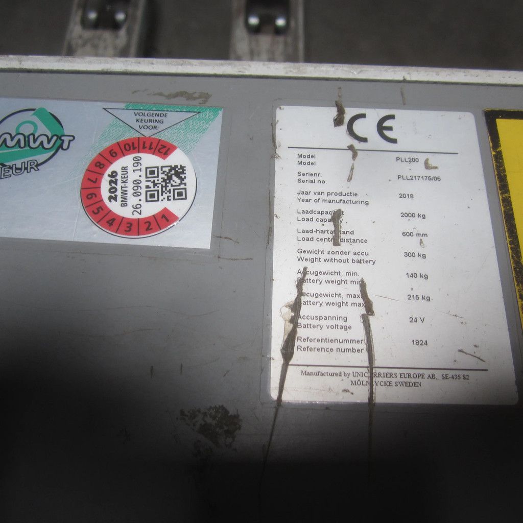 Mitsubishi Pallettruck Celectric PLL 200 elektrisch. Nr. 3