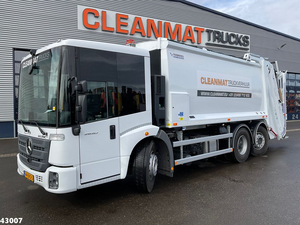 Mercedes-Benz Econic 2630 Euro 6 Terberg RosRoca 21m³ Welvaarts weegsysteem