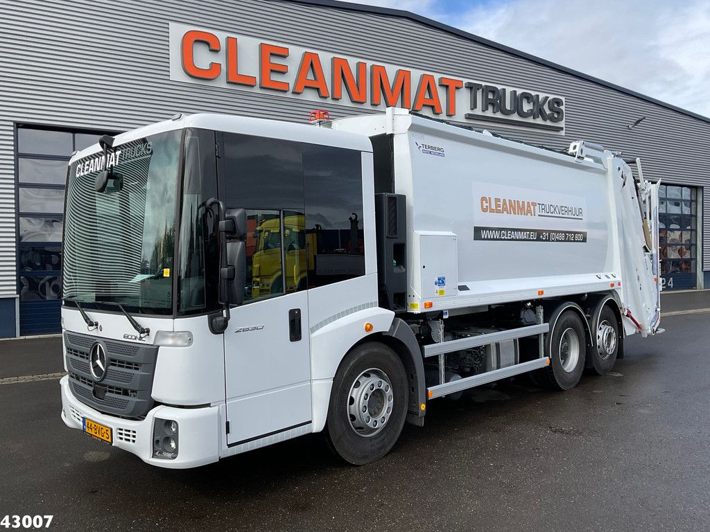 Mercedes-Benz Econic 2630 Euro 6 Terberg RosRoca 21m³ Welvaarts weegsysteem