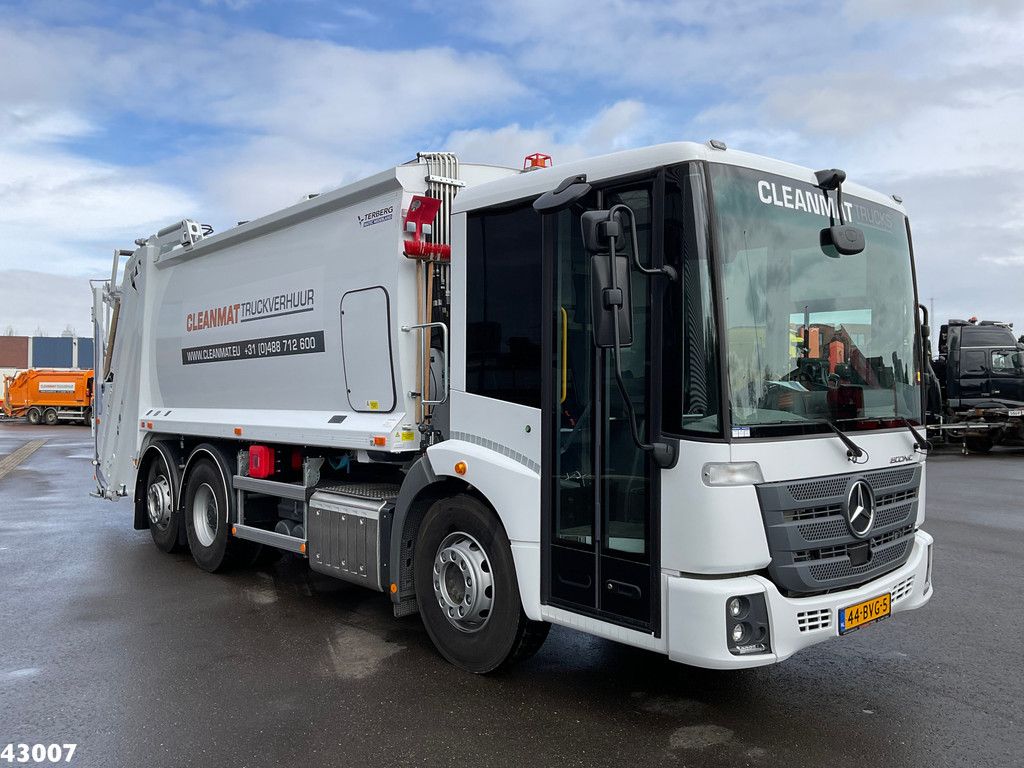 Mercedes-Benz Econic 2630 Euro 6 Terberg RosRoca 21m³ Welvaarts weegsysteem