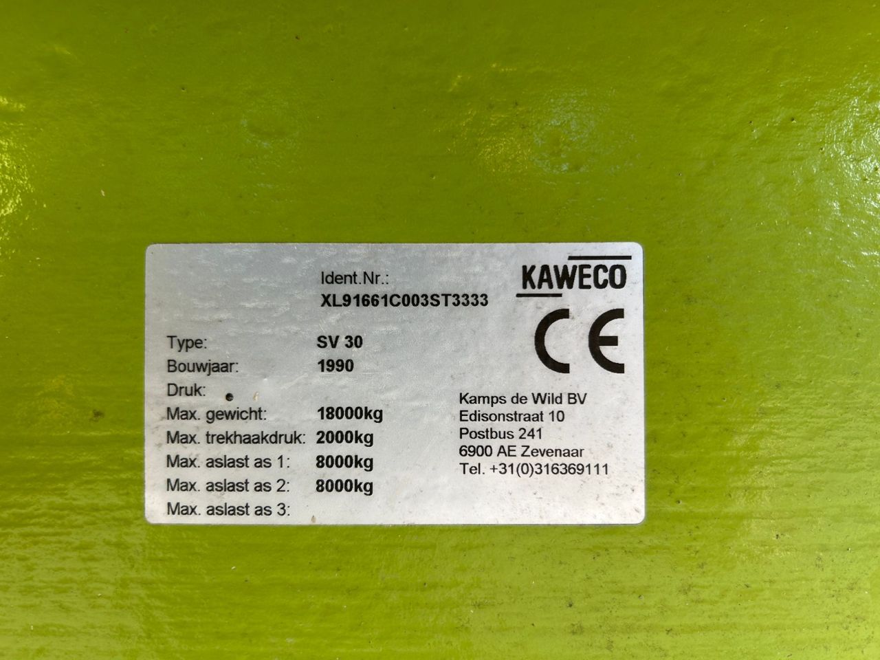 Kaweco sw 30 silagewagen silagekar