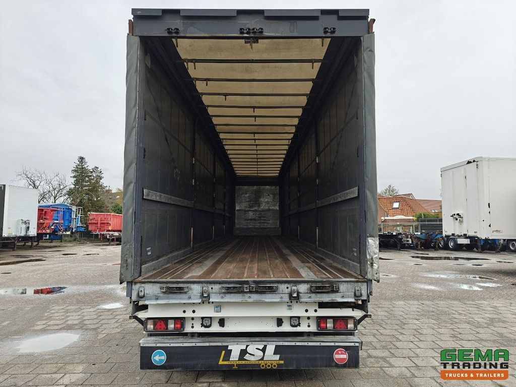 A&D LPRS24 3-Achs-SAF-Scheibenlader – Schiebeplanen/Hebedach – Schmutzfangtaschen – Verzinkt – Palettenkasten – Liftachse – TÜV bis 07/2027