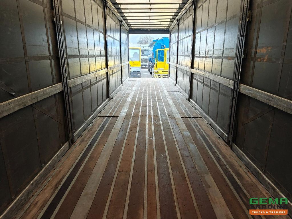 A&D LPRS24 3-Achs-SAF-Scheibenlader – Schiebeplanen/Hebedach – Schmutzfangtaschen – Verzinkt – Palettenkasten – Liftachse – TÜV bis 07/2027