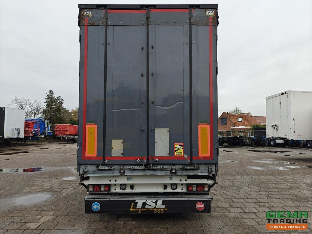 A&D LPRS24 3-Achs-SAF-Scheibenlader – Schiebeplanen/Hebedach – Schmutzfangtaschen – Verzinkt – Palettenkasten – Liftachse – TÜV bis 07/2027