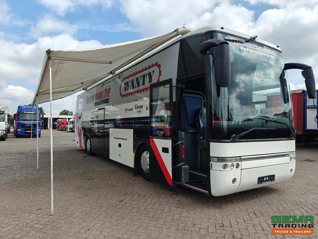 Van Hool T9 Euro5 – Reisebus/Wohnmobil für 17 Personen – Generator 24 kVA – Dusche/WC – TV/Projektor – SmartTacho V2