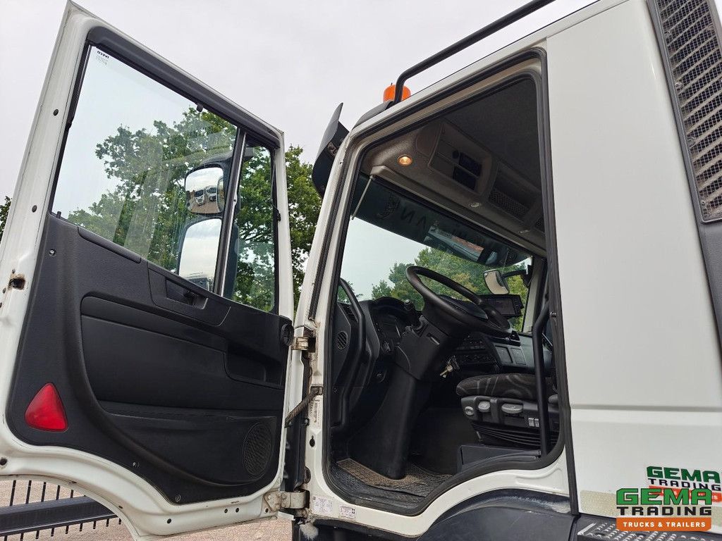 Iveco Trakker 450 Tageskabine 6x4 Euro 6A – Vollblattfederung – Hiab 21T Hakenliftsystem – Radnabenuntersetzung – Belgische Zulassung