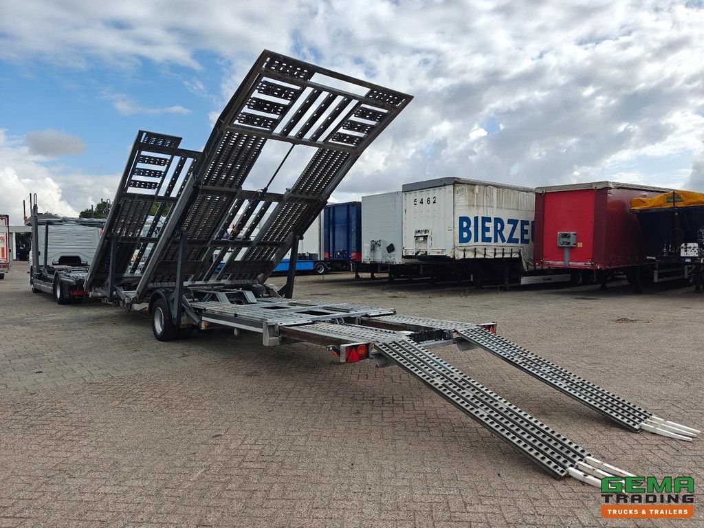 Mercedes-Benz Atego 1528 4x2 Schlafkabine Euro4 – Groenewold Auto-/Bustransporter 6-Lader – Groenewold TSFL-LD Anhänger