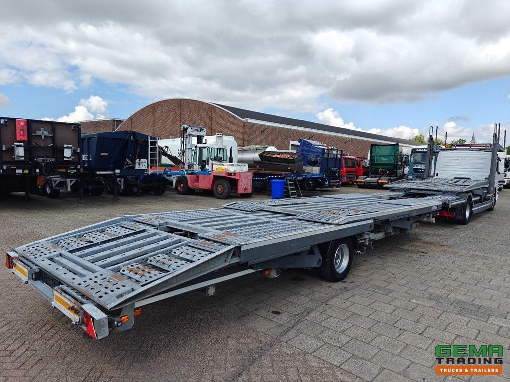Mercedes-Benz Atego 1528 4x2 Schlafkabine Euro4 – Groenewold Auto-/Bustransporter 6-Lader – Groenewold TSFL-LD Anhänger