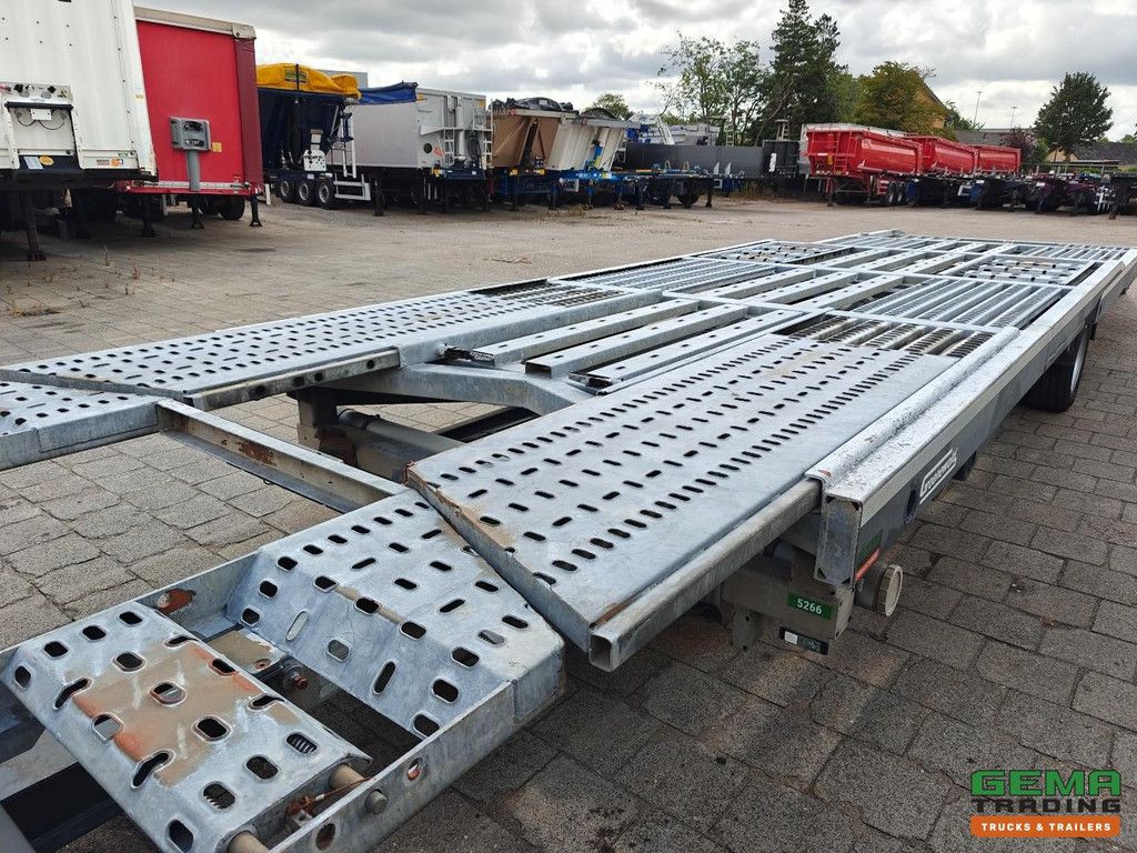 Mercedes-Benz Atego 1528 4x2 Schlafkabine Euro4 – Groenewold Auto-/Bustransporter 6-Lader – Groenewold TSFL-LD Anhänger