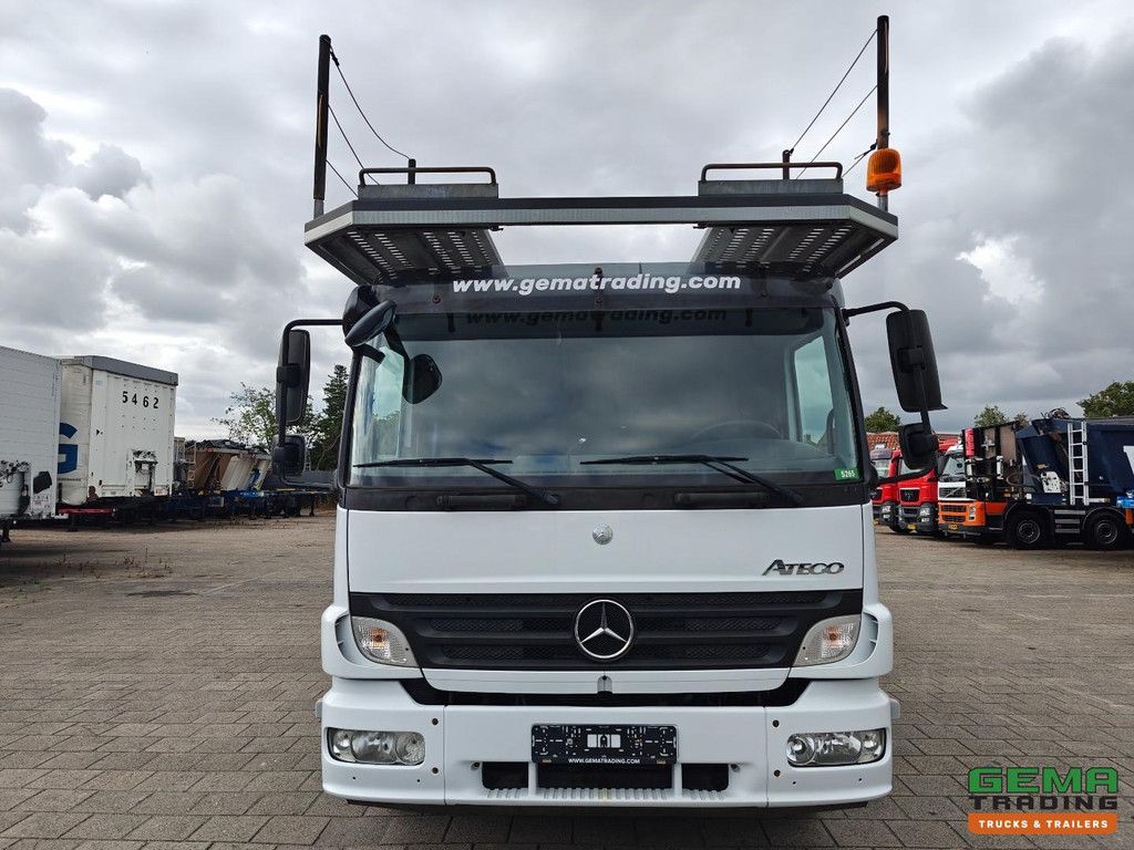 Mercedes-Benz Atego 1528 4x2 Schlafkabine Euro4 – Groenewold Auto-/Bustransporter 6-Lader – Groenewold TSFL-LD Anhänger