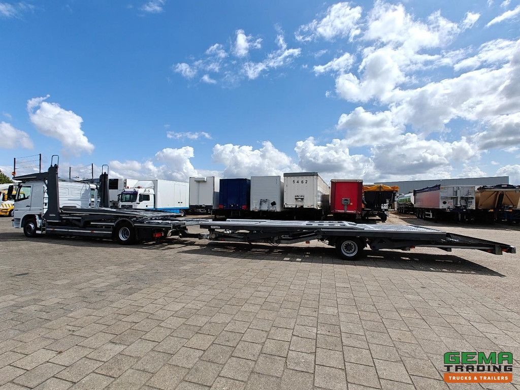 Mercedes-Benz Atego 1528 4x2 Schlafkabine Euro4 – Groenewold Auto-/Bustransporter 6-Lader – Groenewold TSFL-LD Anhänger
