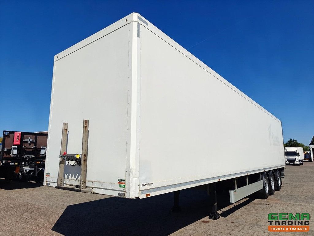 Wullhorst LPRS24 Enclosed Body 13.6m + Rear Closing Tailgate 2500kg - Galvanized Chassis - Steering Axle - Lift Axle - Central Lubrication