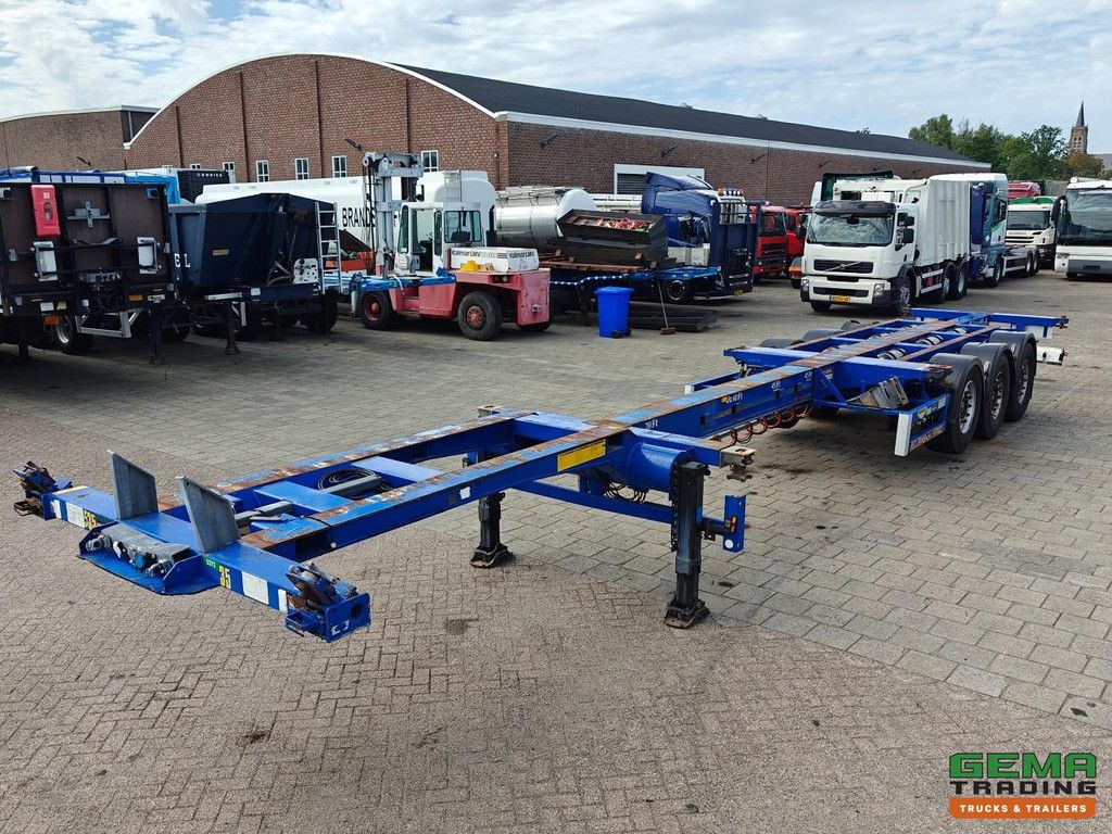 Broshuis MFCC Multi - LiftAs - Derzeit auf 40 Fuß fixiert - SAF Scheibenbremse - Belgische Zulassung