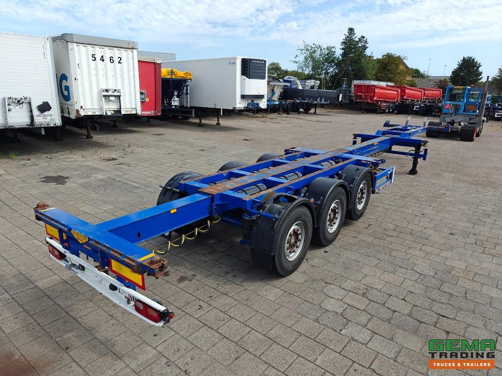 Broshuis MFCC Multi - LiftAs - Derzeit auf 40 Fuß fixiert - SAF Scheibenbremse - Belgische Zulassung