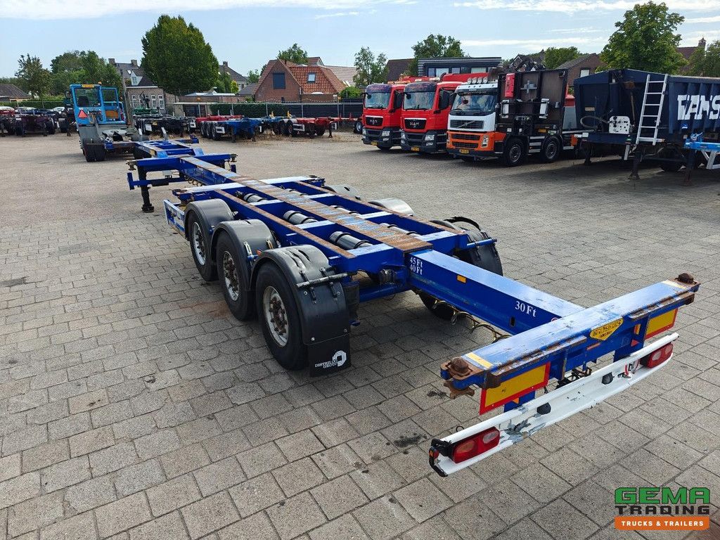 Broshuis MFCC Multi - LiftAs - Derzeit auf 40 Fuß fixiert - SAF Scheibenbremse - Belgische Zulassung
