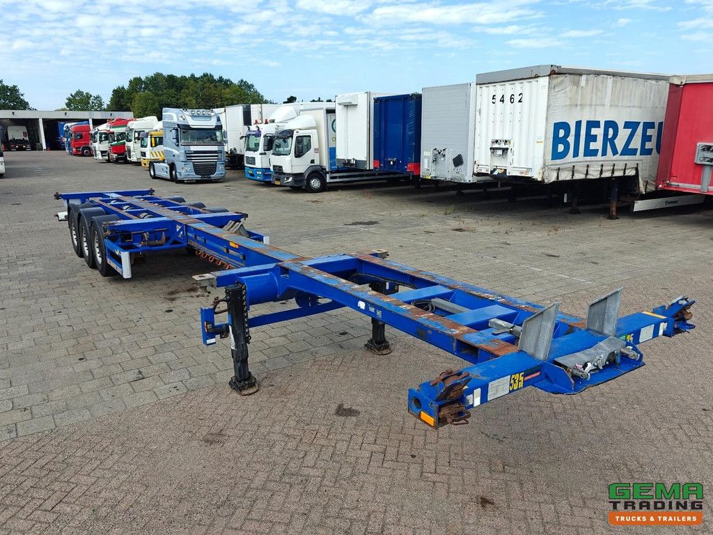 Broshuis MFCC Multi - LiftAs - Derzeit auf 40 Fuß fixiert - SAF Scheibenbremse - Belgische Zulassung