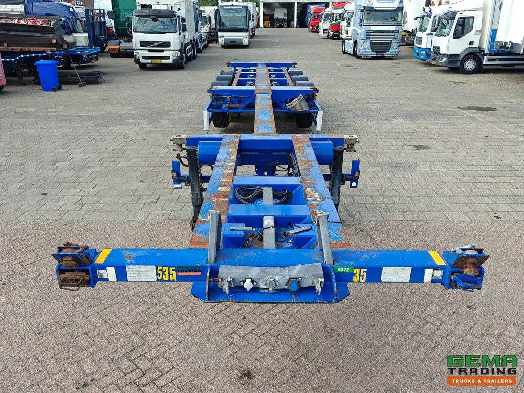 Broshuis MFCC Multi - LiftAs - Derzeit auf 40 Fuß fixiert - SAF Scheibenbremse - Belgische Zulassung