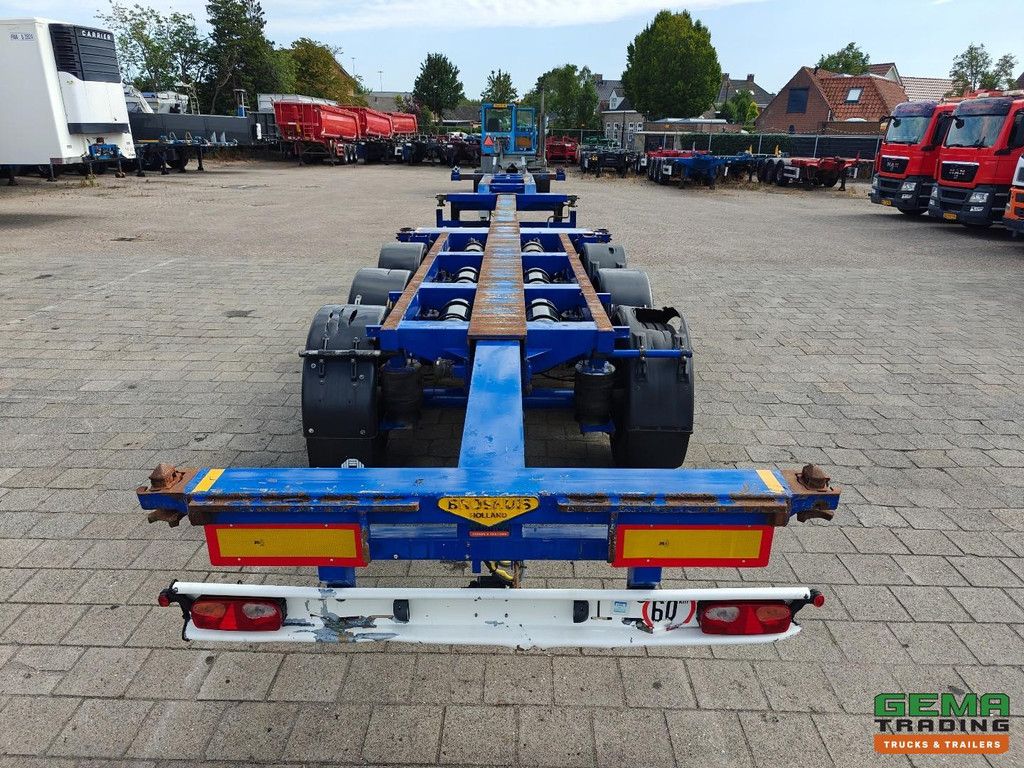 Broshuis MFCC Multi - LiftAs - Derzeit auf 40 Fuß fixiert - SAF Scheibenbremse - Belgische Zulassung