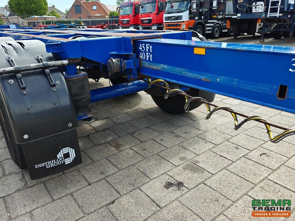 Broshuis MFCC Multi - LiftAs - Derzeit auf 40 Fuß fixiert - SAF Scheibenbremse - Belgische Zulassung