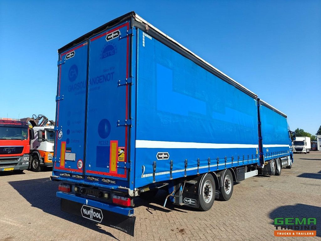 MAN TGX 26.500 6x2/4 XLX Euro 6C Curtainside Combi 105m³ + Van Hool - Schiebedach - Durchladesystem - Smart Tacho V2 - Festklimaanlage - TÜV 04/2027